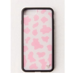 Wildflower pink cowprint  iPhone 6+ case